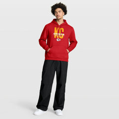 Kansas City Chiefs Right Tackle Legacy Pullover Hoodie - Red