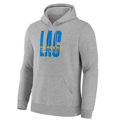 Los Angeles Chargers Right Tackle Legacy Pullover Hoodie - Heather Gray