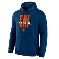 Chicago Bears Right Tackle Legacy Pullover Hoodie - Navy