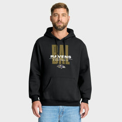 Baltimore Ravens Right Tackle Legacy Pullover Hoodie - Black