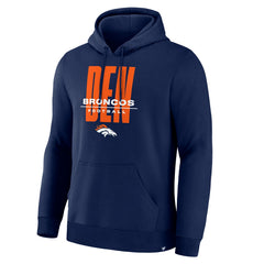 Denver Broncos Right Tackle Legacy Pullover Hoodie - Navy