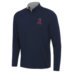 Los Angeles Angels Antigua Content Quarter-Zip Top - Navy Tops