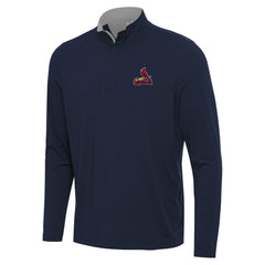 St. Louis Cardinals Antigua Content Quarter-Zip Top - Navy Tops