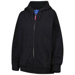 New York Knicks Terez Women's Oversized Allover Gemstone Full-Zip Hoodie Black