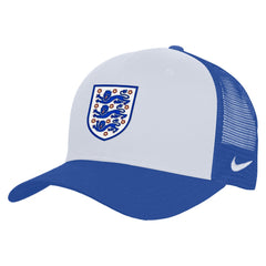 England National Team Unisex Rise Adjustable Trucker Hat White/Blue