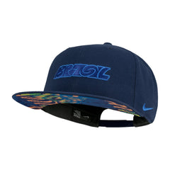 Brazil National Team Unisex Pro Snapback Hat Navy sale