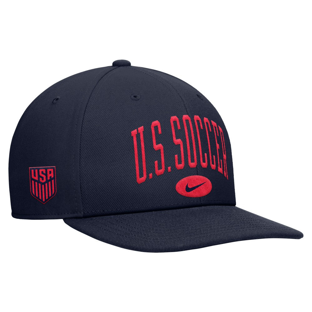 USMNT Unisex Pro Snapback Hat Navy