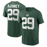 Xavier McKinney Green Bay Packers Name & Number T-Shirt Green