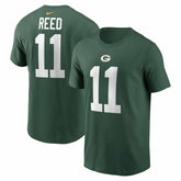 Jayden Reed Green Bay Packers Name & Number T-Shirt Green