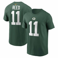 Jayden Reed Green Bay Packers Name & Number T-Shirt Green