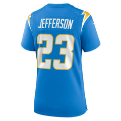 NFL Tony Jefferson Los Angeles Chargers Women's Team Game Jersey - Powder Blue