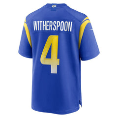NFL Ahkello Witherspoon Los Angeles Rams Team Game Jersey - Royal