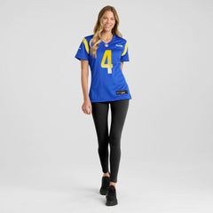 NFL Ahkello Witherspoon Los Angeles Rams Women's Team Game Jersey - Royal