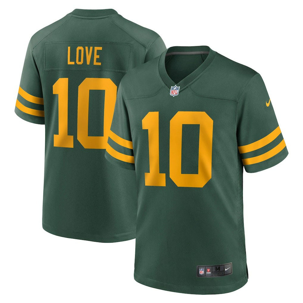 NFL Jordan Love Green Bay Packers Alternate Game Jersey - Green