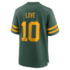 NFL Jordan Love Green Bay Packers Alternate Game Jersey - Green