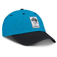 Pittsburgh Pirates Nike Neon 90s Club Adjustable Hat - Blue/Navy Hats