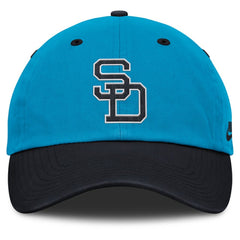 San Diego Padres Nike Neon 90s Club Adjustable Hat - Blue/Navy Hats