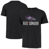 Baltimore Ravens '47 Rise and Conquer Franklin T-Shirt Black