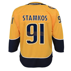 NHL Steven Stamkos Nashville Predators Youth Home Premier Player Jersey - Gold