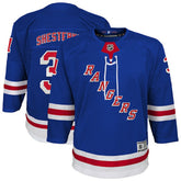 NHL Igor Shesterkin New York Rangers Youth Home Premier Player Jersey - Blue