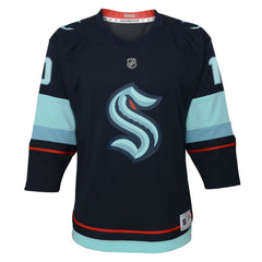 NHL Matty Beniers Seattle Kraken Youth Alternate Replica Player Jersey - Navy