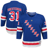 NHL Igor Shesterkin New York Rangers Youth Home Replica Player Jersey - Blue