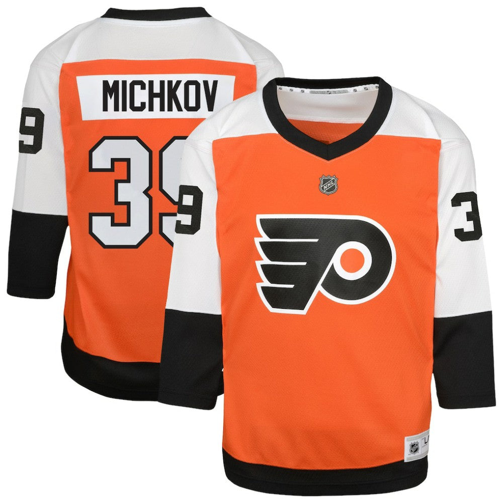 NHL Matvei Michkov Philadelphia Flyers Youth Home Replica Player Jersey - Orange