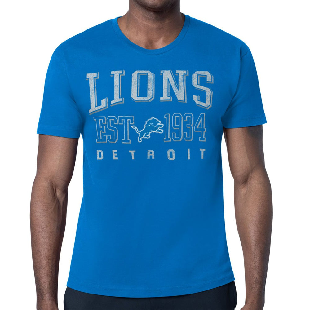 Detroit Lions Starter Retro Team Logo T-Shirt - Blue