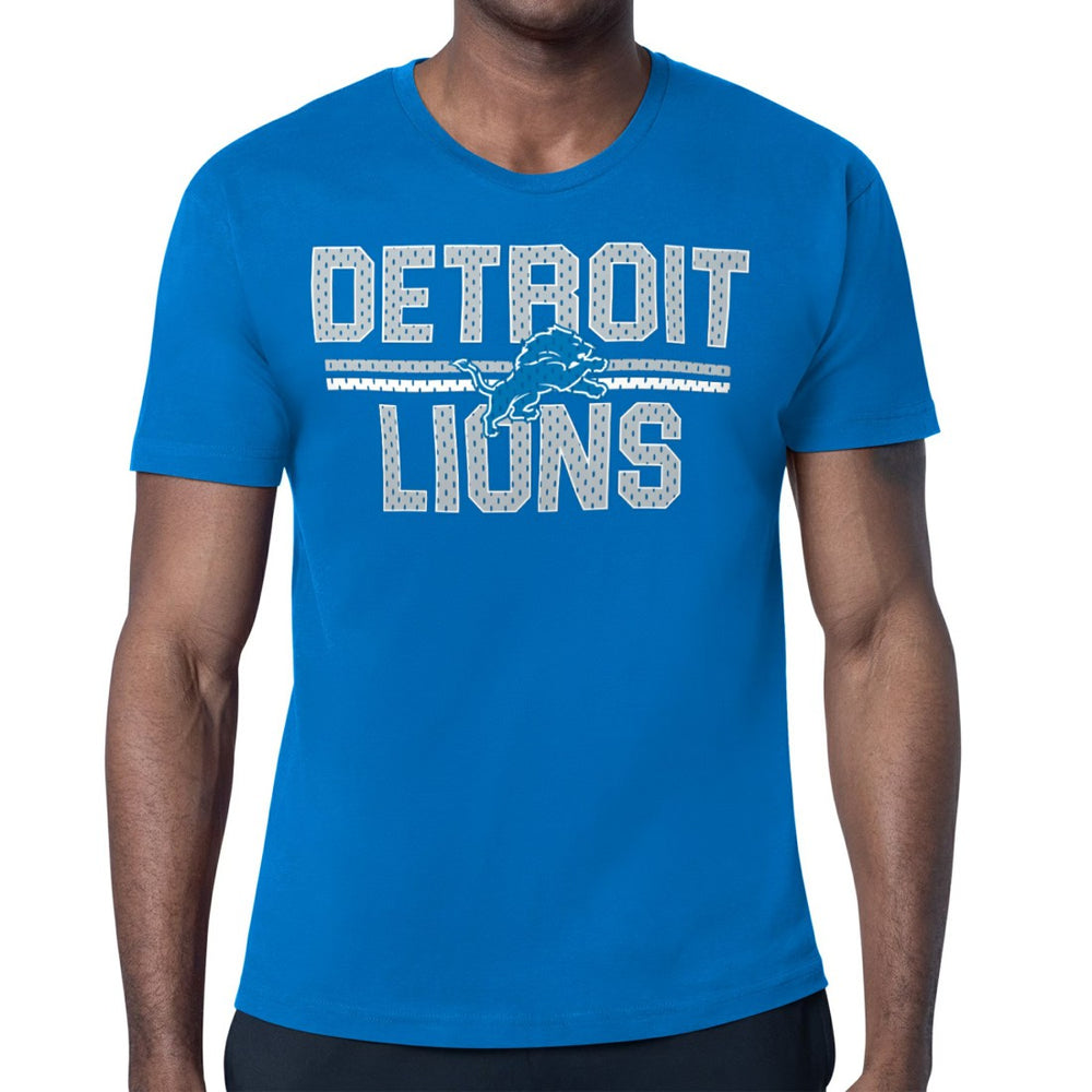Detroit Lions Starter Retro Team Logo T-Shirt Blue