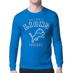 Detroit Lions Starter City Team Logo Long Sleeve T-Shirt Blue