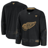 NHL Detroit Red Wings Fanatics 2024 Military Appreciation Practice Jersey - Black