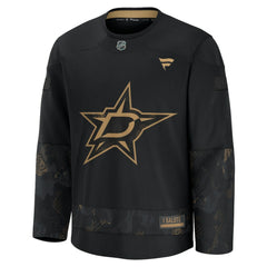 NHL Dallas Stars Fanatics 2024 Military Appreciation Practice Jersey - Black