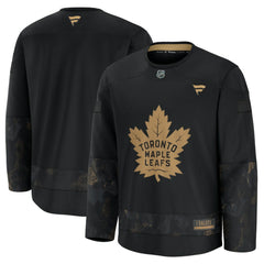 NHL Toronto Maple Leafs Fanatics 2024 Military Appreciation Practice Jersey - Black
