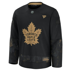 NHL Toronto Maple Leafs Fanatics 2024 Military Appreciation Practice Jersey - Black