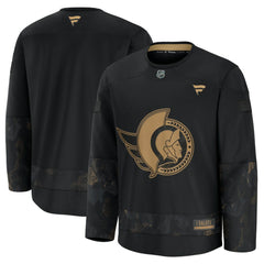 NHL Ottawa Senators Fanatics 2024 Military Appreciation Practice Jersey - Black