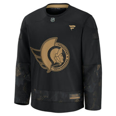 NHL Ottawa Senators Fanatics 2024 Military Appreciation Practice Jersey - Black