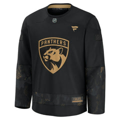 NHL Florida Panthers Fanatics 2024 Military Appreciation Practice Jersey - Black