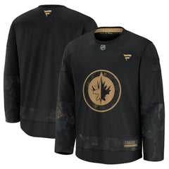 NHL Winnipeg Jets Fanatics 2024 Military Appreciation Practice Jersey - Black