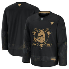 NHL Anaheim Ducks Fanatics 2024 Military Appreciation Practice Jersey - Black