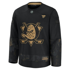 NHL Anaheim Ducks Fanatics 2024 Military Appreciation Practice Jersey - Black