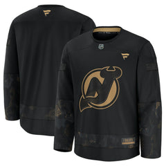 NHL New Jersey Devils Fanatics 2024 Military Appreciation Practice Jersey - Black