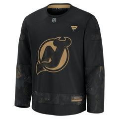 NHL New Jersey Devils Fanatics 2024 Military Appreciation Practice Jersey - Black