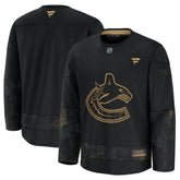NHL Vancouver Canucks Fanatics 2024 Military Appreciation Practice Jersey - Black