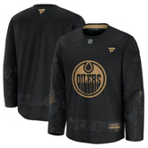 NHL Edmonton Oilers Fanatics 2024 Military Appreciation Practice Jersey - Black