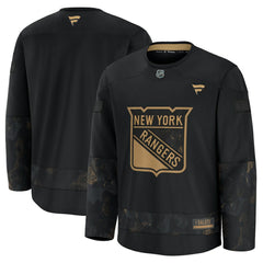 NHL New York Rangers Fanatics 2024 Military Appreciation Practice Jersey - Black