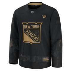 NHL New York Rangers Fanatics 2024 Military Appreciation Practice Jersey - Black