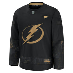 NHL Tampa Bay Lightning Fanatics 2024 Military Appreciation Practice Jersey - Black