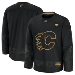 NHL Calgary Flames Fanatics 2024 Military Appreciation Practice Jersey - Black