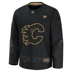 NHL Calgary Flames Fanatics 2024 Military Appreciation Practice Jersey - Black