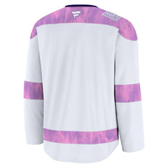 NHL Seattle Kraken Fanatics 2024 Hockey Fights Cancer Practice Jersey - White